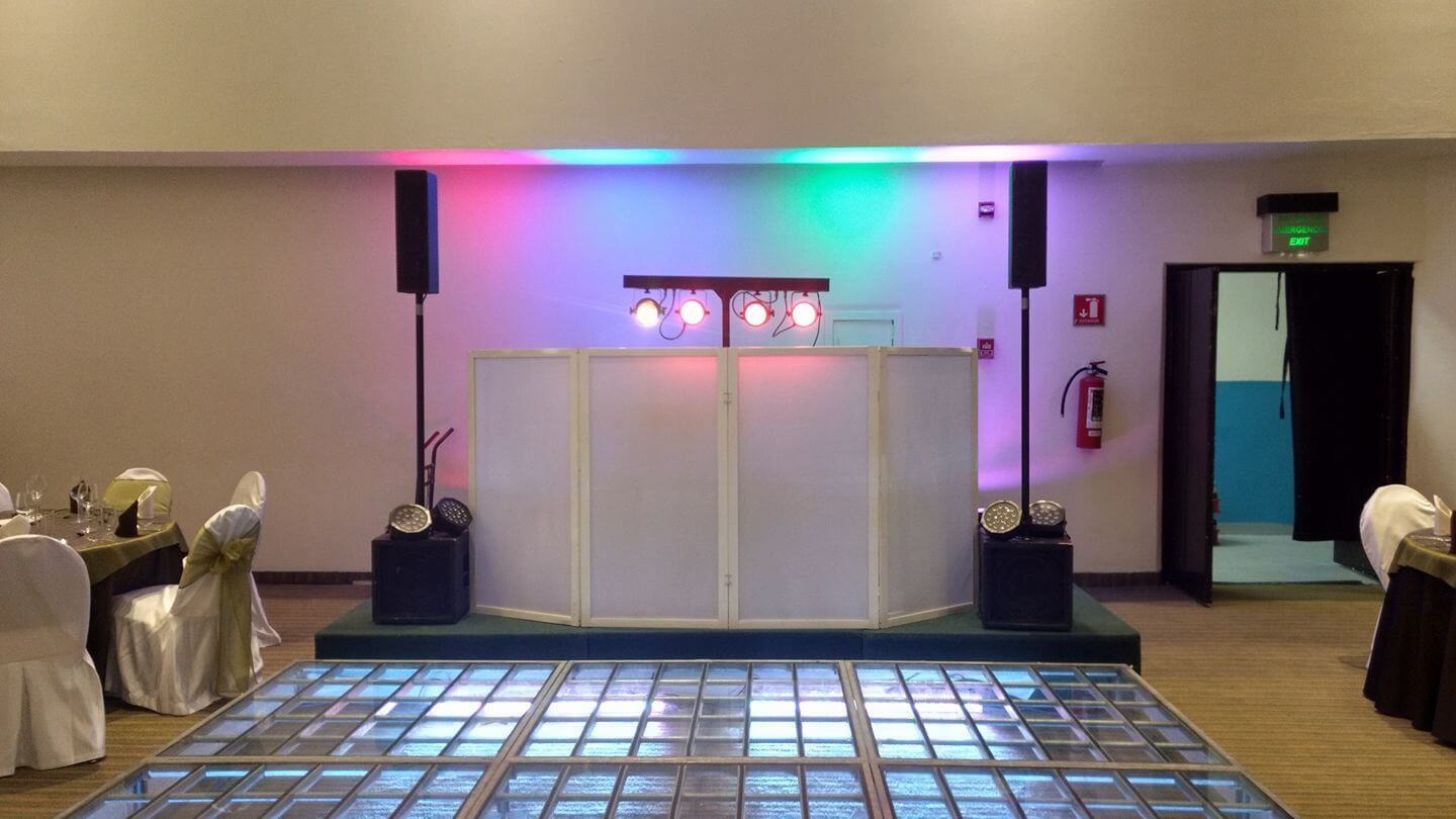 Evento pista DJ white